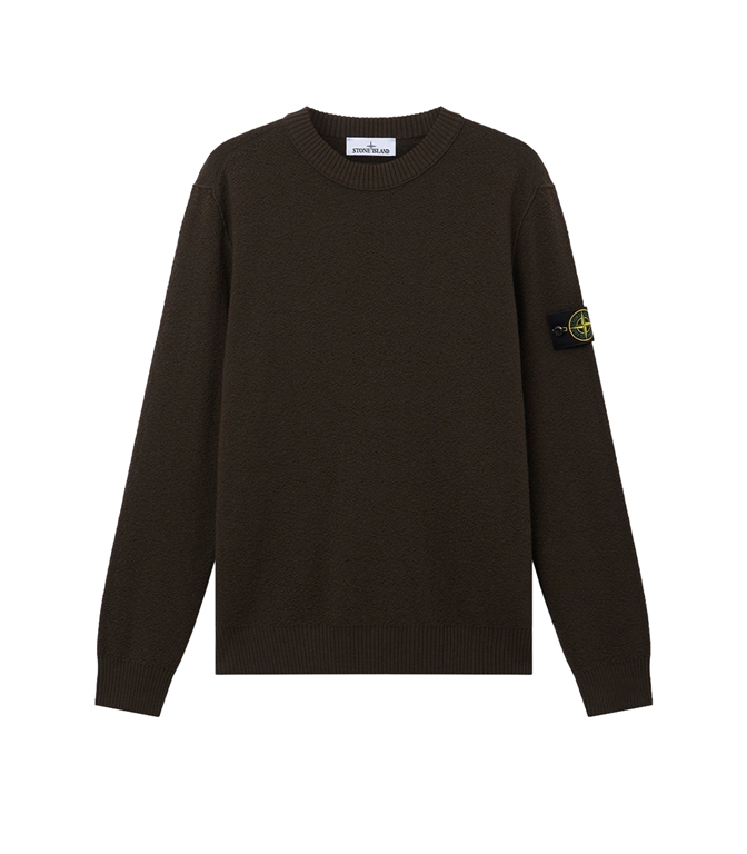 Stone Island - Maglie - PURE RWS WOOL CARBONE