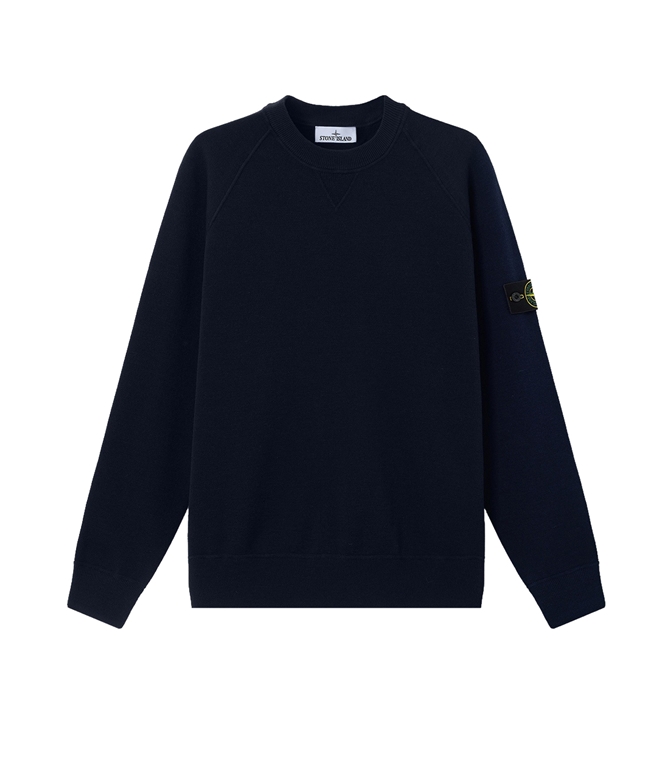 Stone Island - Maglie - STRETCH RWS WOOL BLU