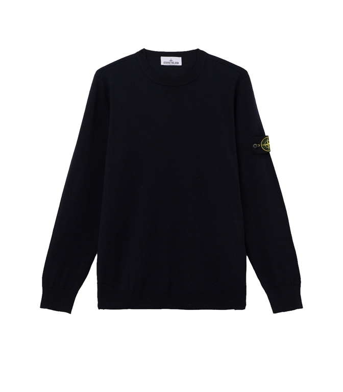 Stone Island - Maglie - LIGHT PURE RWS WOOL BLU