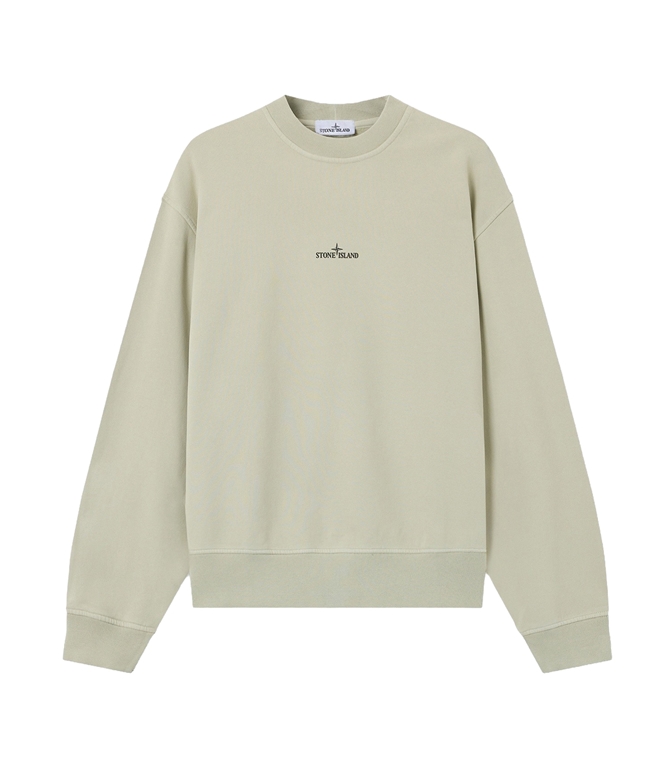 Stone Island - Felpe - ORGANIC COTTON FLEECE SABBIA