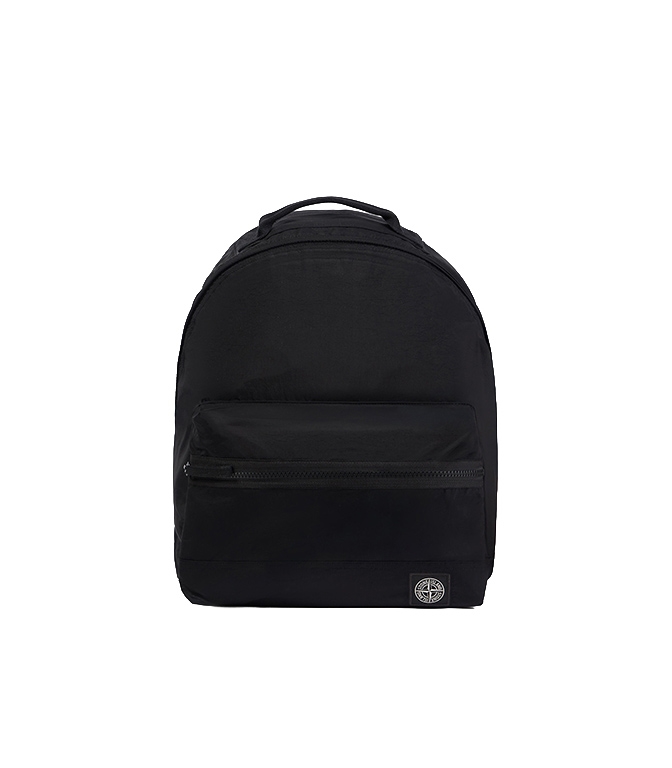 Stone Island - Zaino - COATED NYLON METAL IN BLACK ECONYL