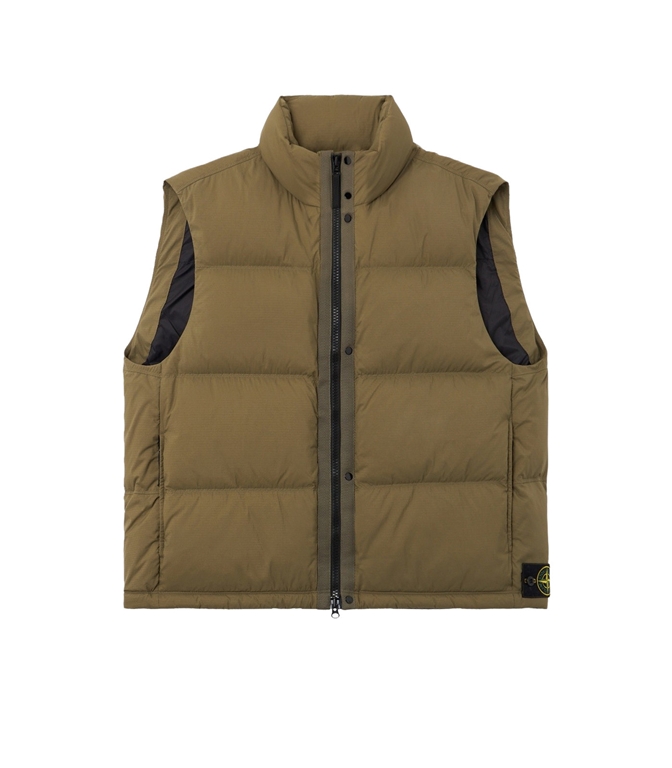 Stone Island - Gilet - MATT RIPSTOP CORDURA ADVANCED FABRICS VERDE MILITARE
