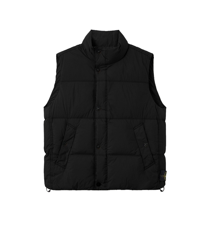 Stone Island - Gilet - CRINKLE REPS NY NERO