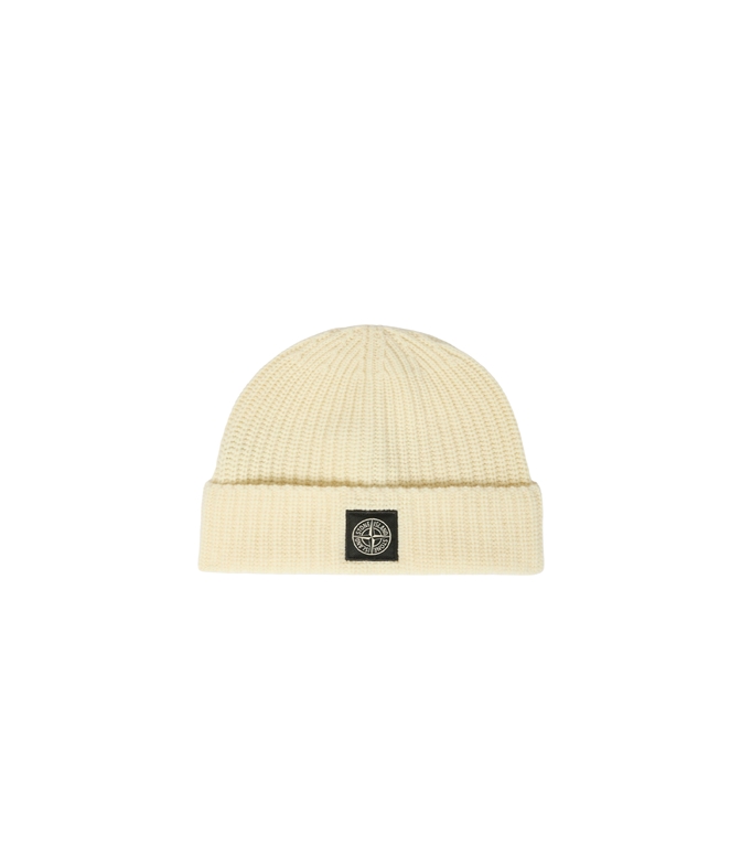 Stone Island - Cappelli - LIGHT RWS GEELONG WOOL AVORIO