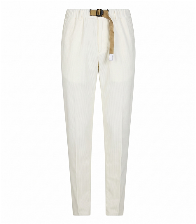 White Sand - Pantaloni - PANTALONI A COSTE CON CINTURA PANNA