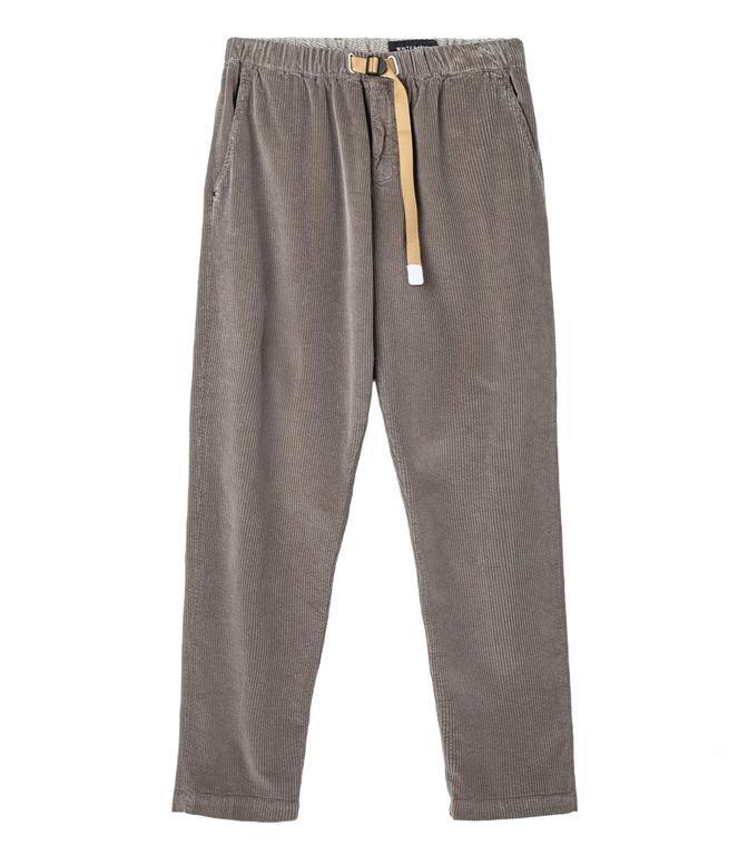 White Sand - Pantaloni - PANTALONI A COSTE CON CINTURA TORTORA