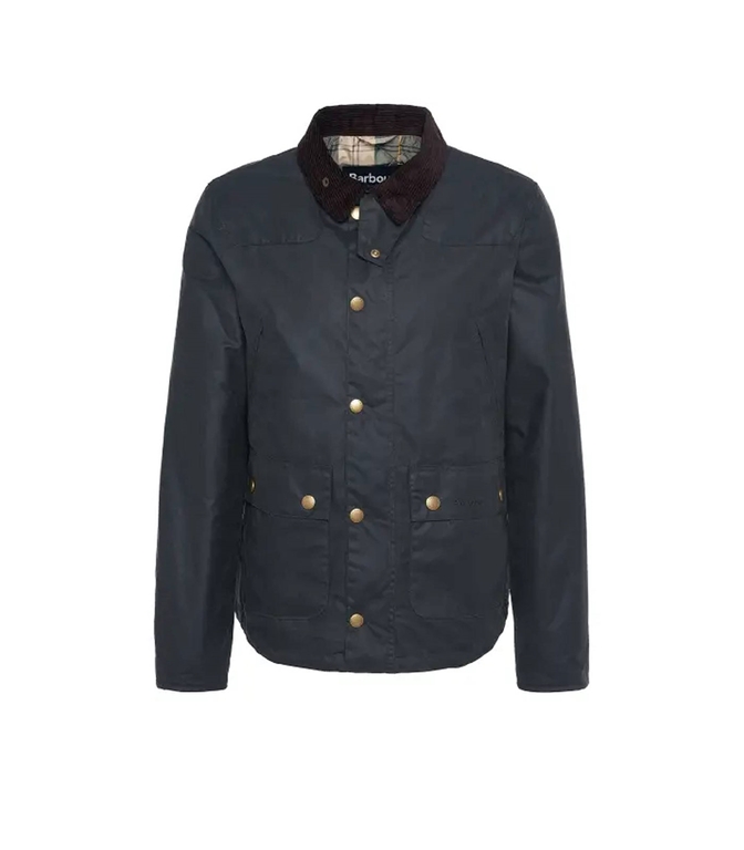 Barbour - Giubbotti - GIACCA IN COTONE CERATO REELIN SAGE