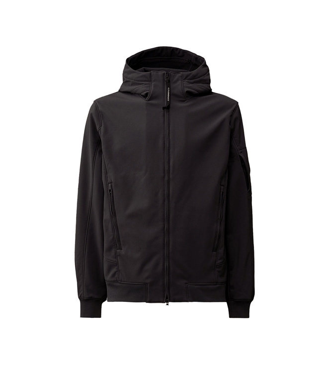 C.P. COMPANY - Jackets - C.P. SHELL-R HOODED JACKET TOTAL ECLIPSE BLUE
