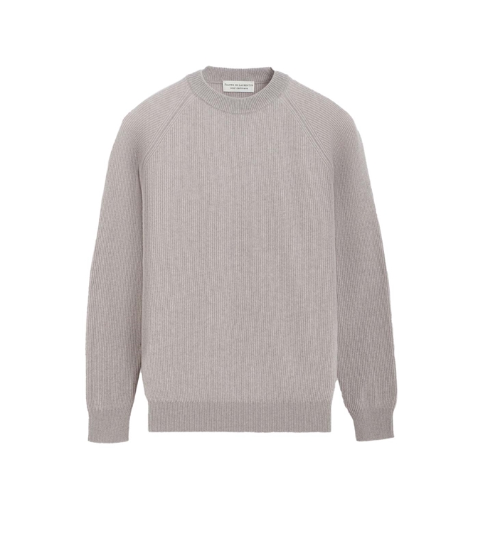 Filippo De Laurentiis - Knitwear - PUMICE WOOL CASHMERE RAGLAN CREW NECK SWEATER