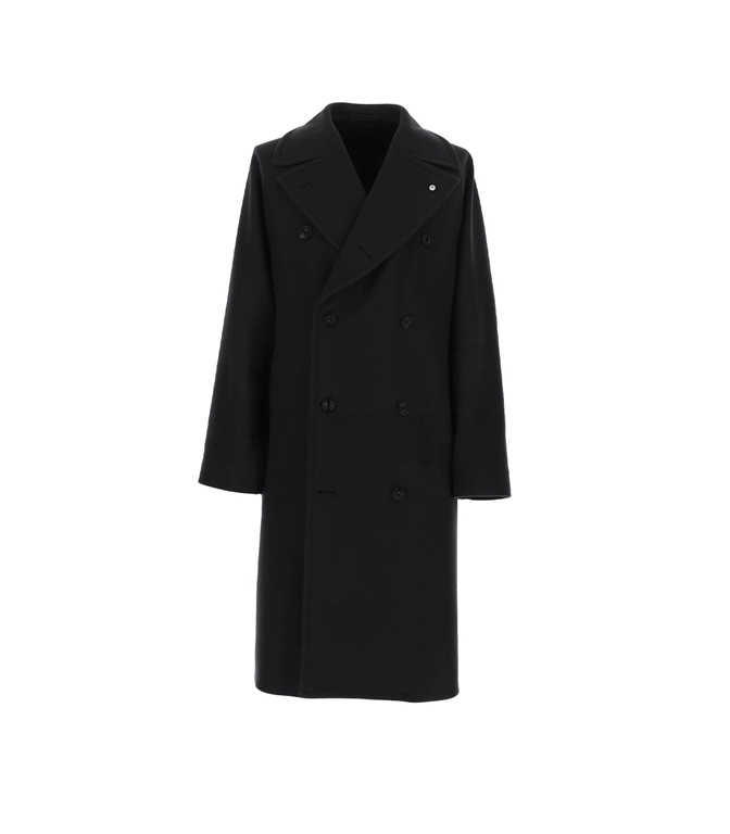 L.B.M.1911 - Cappotto - BLUE DOUBLE-BREASTED BEAVER COAT