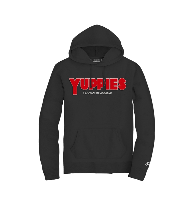 Mc2 Saint Barth - Felpe - FELPA TRIBECA IN COTONE YUPPIES NERO