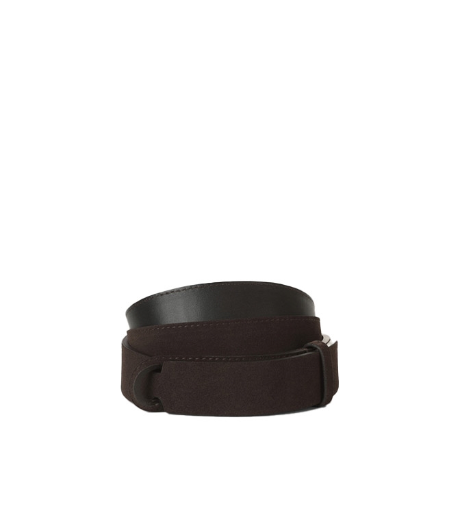 Orciani - Cinture - CINTURA NOBUCKLE SUEDE IN CAMOSCIO