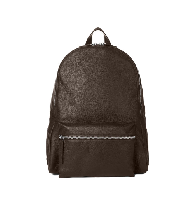 Orciani - Zaino - LAIO MICRON BACKPACK IN LEATHER BROWN