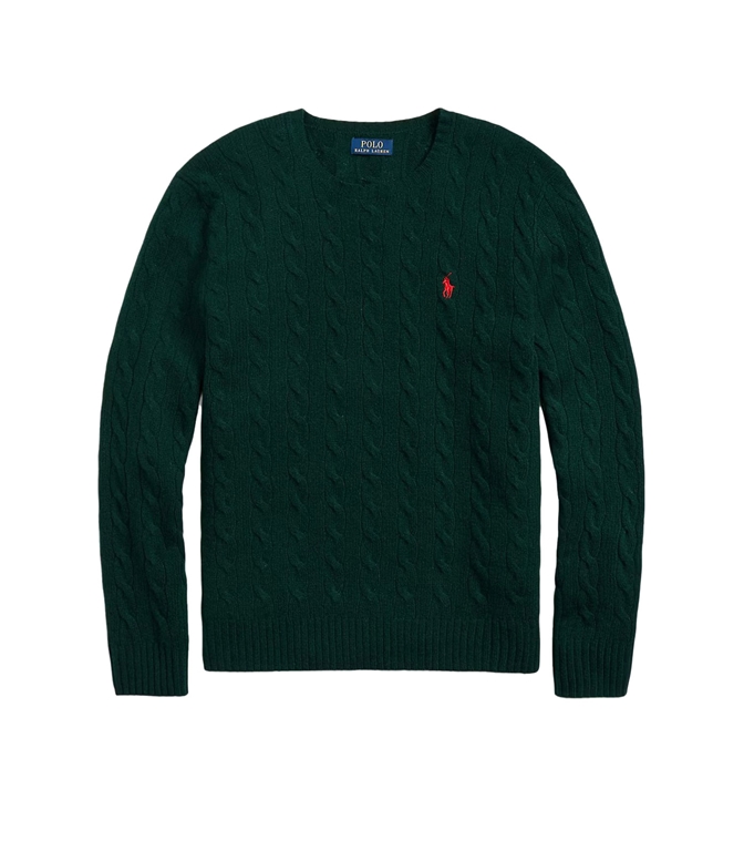 POLO RALPH LAUREN - Knitwear - WOOL AND CASHMERE SHIRT WITH MUSCLE BRAIDS AGATA