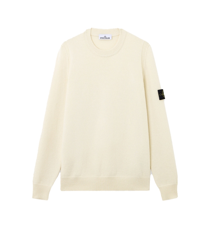 Stone Island - Knitwear - LAMBSWOOL IVORY