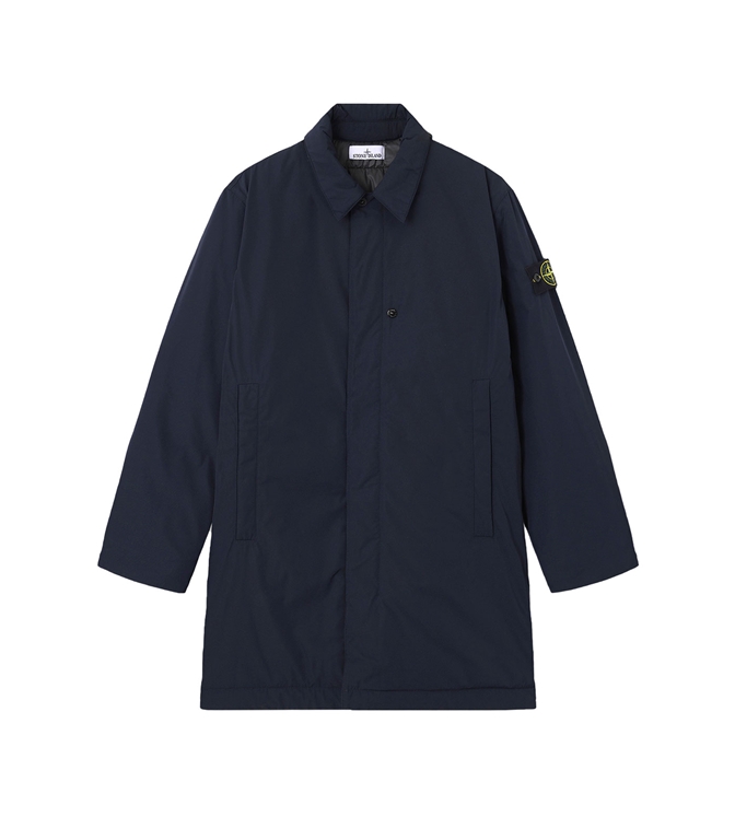 Stone Island - Jackets - MICRO TWILL BLUE