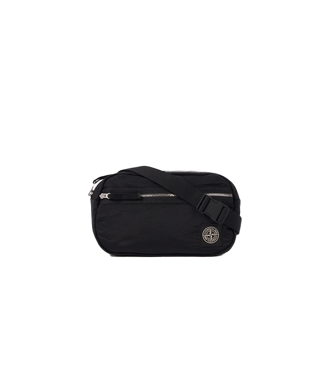 Stone Island - Marsupio - COATED NYLON METAL INECONYL NERO