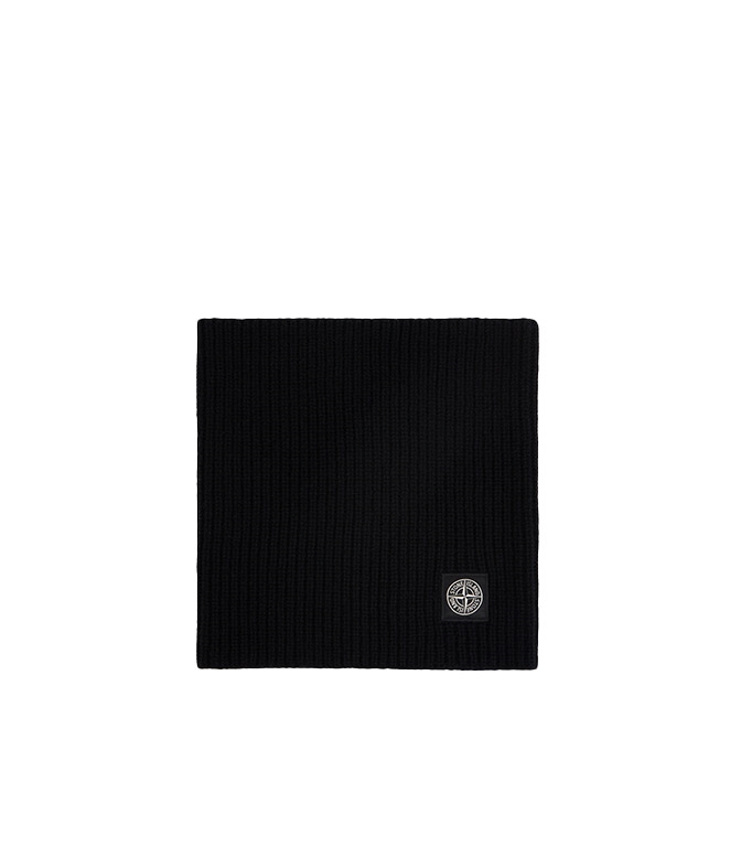 Stone Island - Accessories - FISHERMAN'S RIB RWS WOL AND CASHMERE BLACK