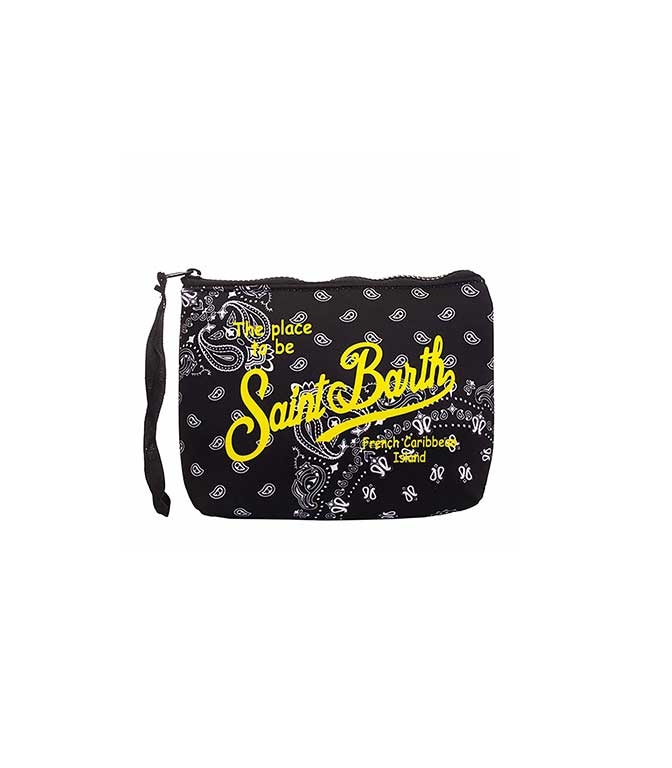 Mc2 Saint Barth - Pochette - POCHETTE WITH BLACK BANDANA PRINT