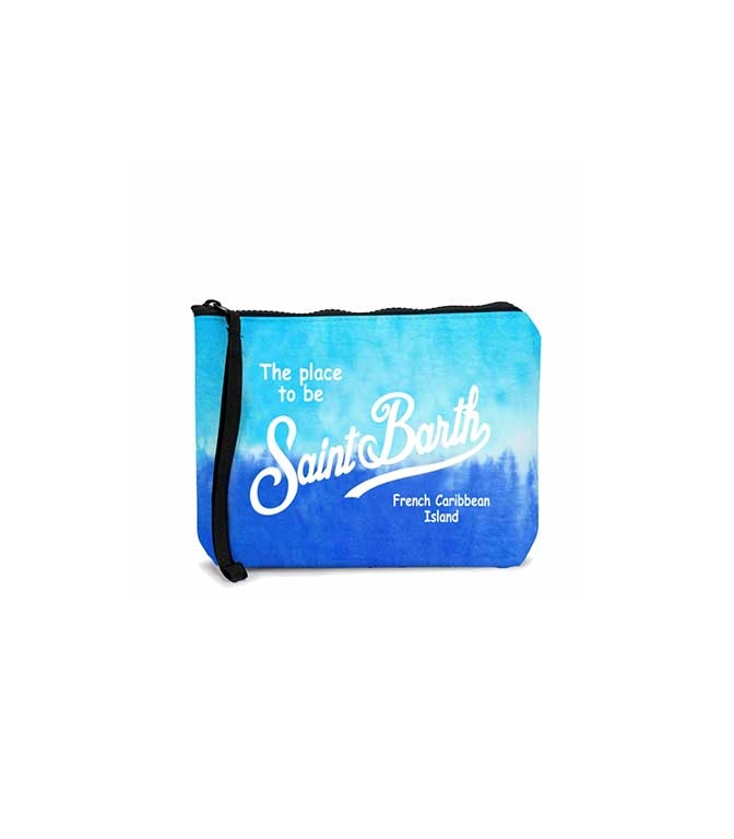 Mc2 Saint Barth - Pochette - BLUE AND BLUE SCUBA TIE DYE CLUTCH