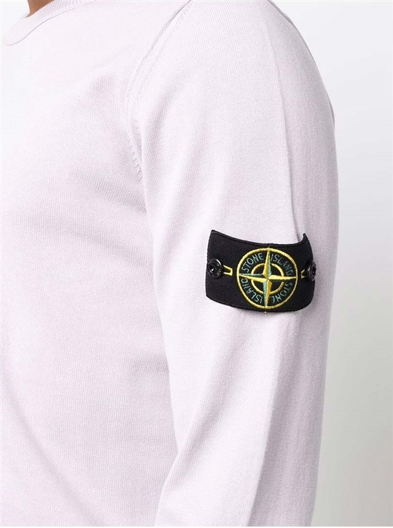 STONE ISLAND MAGLIONE DOLCEVITA BIANCO