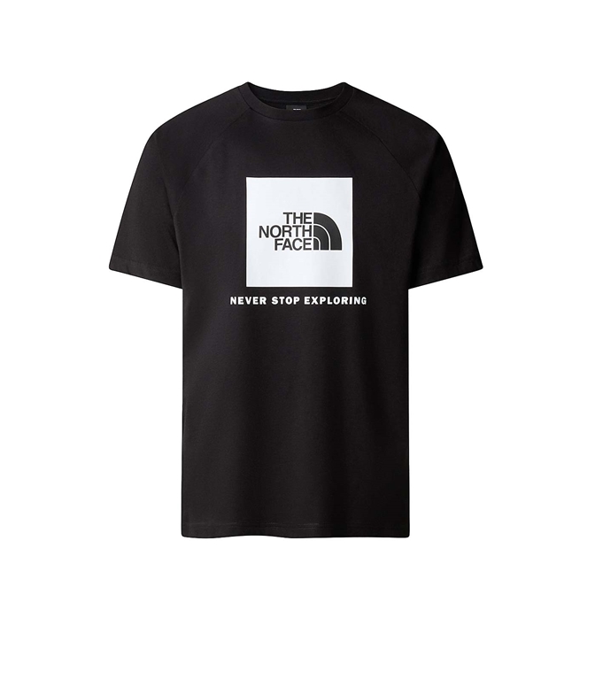 The North Face - T-Shirt - T-SHIRT REDBOX CON MANICHE RAGLAN HIGH RISE NERO
