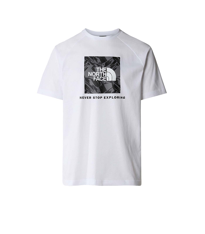 The North Face - T-Shirt - T-SHIRT REDBOX CON MANICHE RAGLAN BIANCO PERLA
