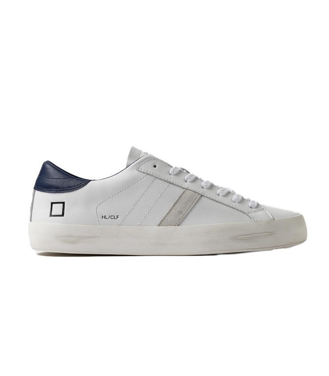 D.A.T.E. - Footwear - HILL LOW CALF WHITE-BLUE