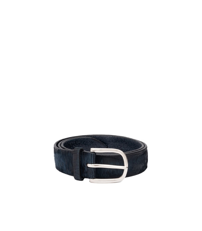 Orciani - Cinture - CINTURA BLADE IN CUOIO 3,5 CM BLU