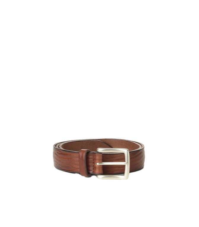 Orciani - Belts - WAVE IN LEATHER BELT BROWN