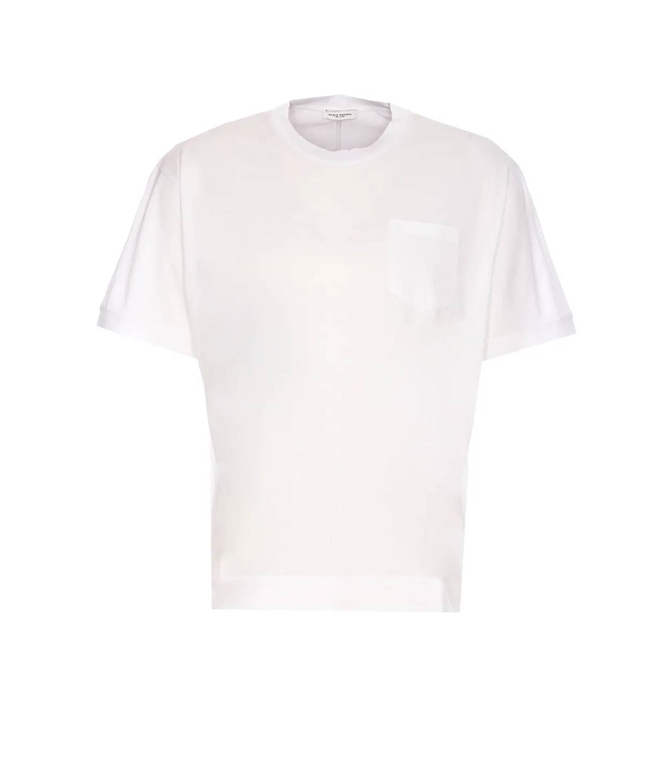 Paolo Pecora - T-Shirt - COTTON T-SHIRT BIANCO OTTICO