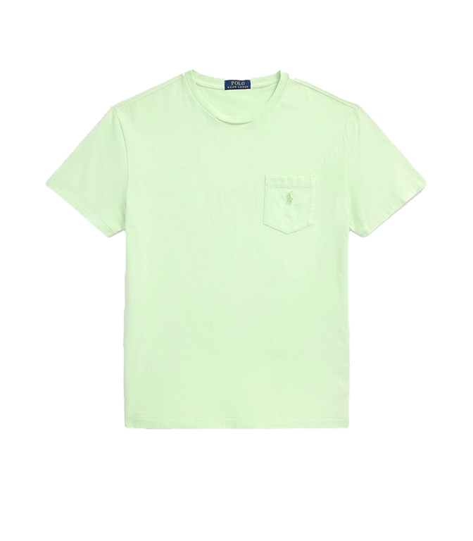 POLO RALPH LAUREN - T-Shirt - T-SHIRT WITH MINERAL TINCTURE POCKET