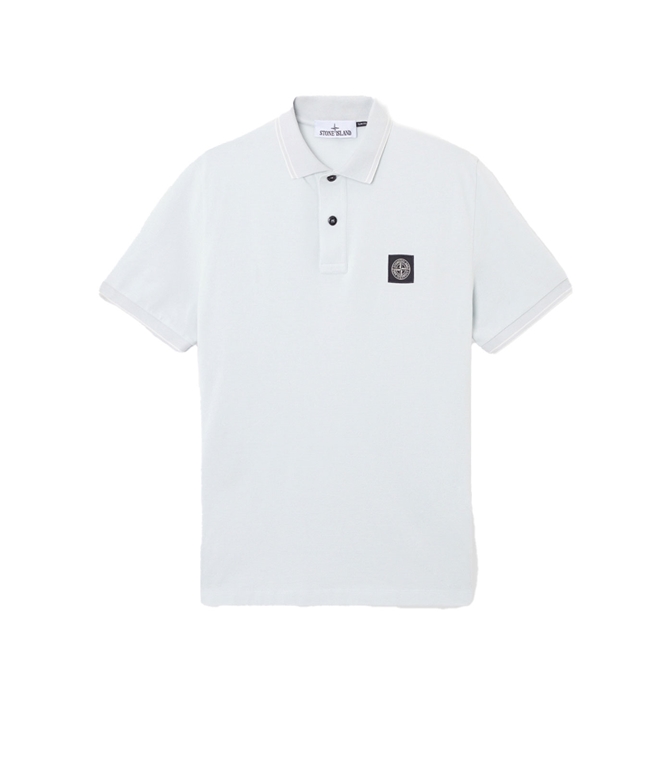 Stone Island - Polo - ORGANIC COTTON ELASTANE PIQUÉ CIELO