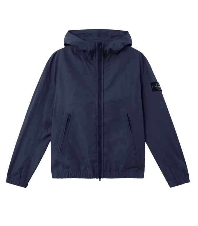 Stone Island - Giubbotti - SUPIMA COTTON CANVAS NON-AQUEOUS DYEING TECHNOLOGY BLU NAVY