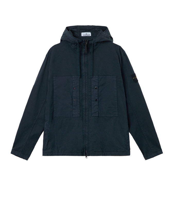 Stone Island - Jackets - SUPPIMA COTTON TWILL STRETCH-TC BLUE
