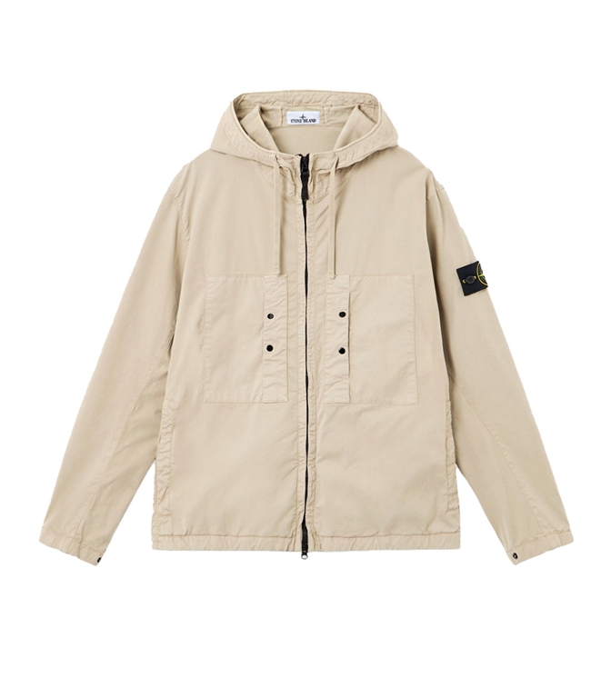 Stone Island - Jackets - SUPPIMA® COTTON TWILL STRETCH-TC DESERT