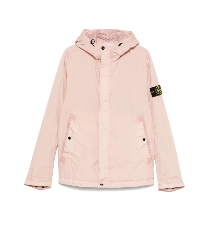 Stone Island - Jackets - CRINKLED JACKET ANTIQUE ROSE
