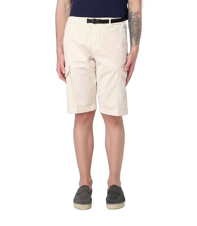 White Sand - Shorts - BELTED SHORTS VANILLA
