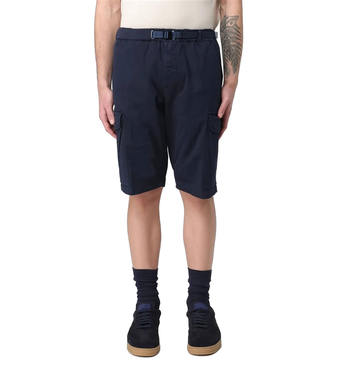 White Sand - Shorts - BELTED SHORTS BLUE
