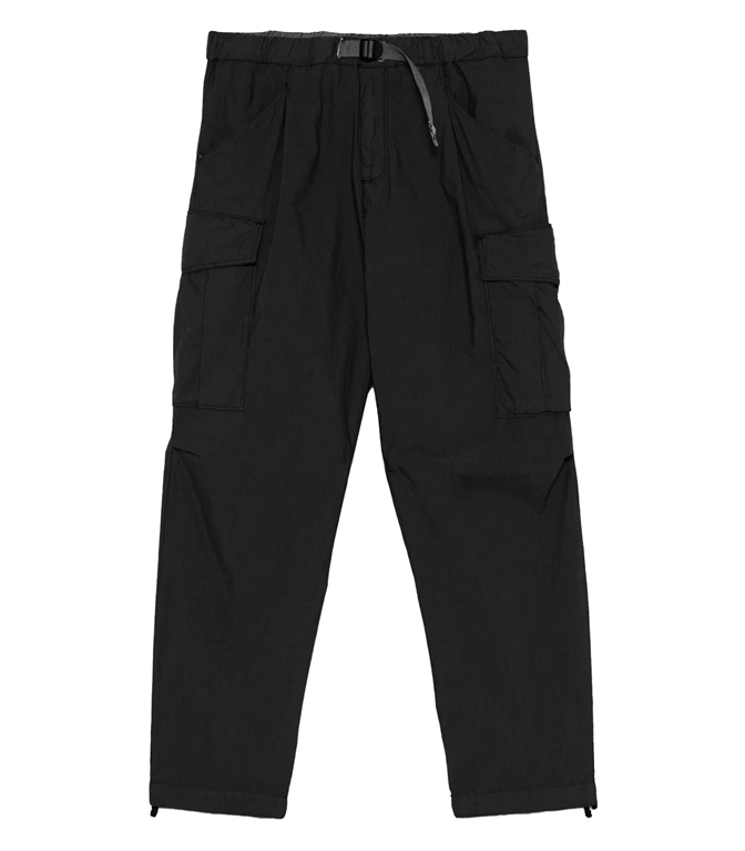 White Sand - Pants - TAPERED CARGO PANTS BLACK