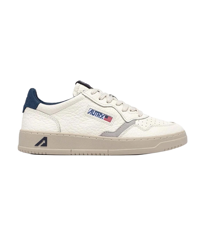 Autry - Scarpe - Sneakers - MEDALIST LOW IN PELLE ENSIGN BLUE E PEROSCOPE
