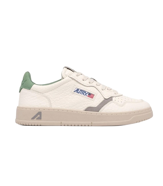 Autry - Scarpe - Sneakers - MEDALIST LOW IN PELLE LODEN FROST E VAPOR