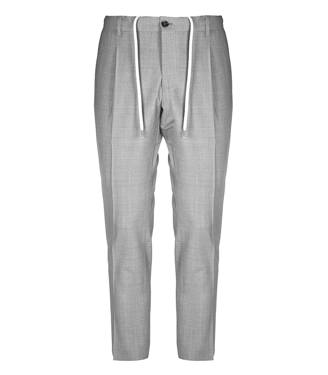 Be Able - Pantaloni - PANTALONE RICCARDO IN COTONE GRIGIO