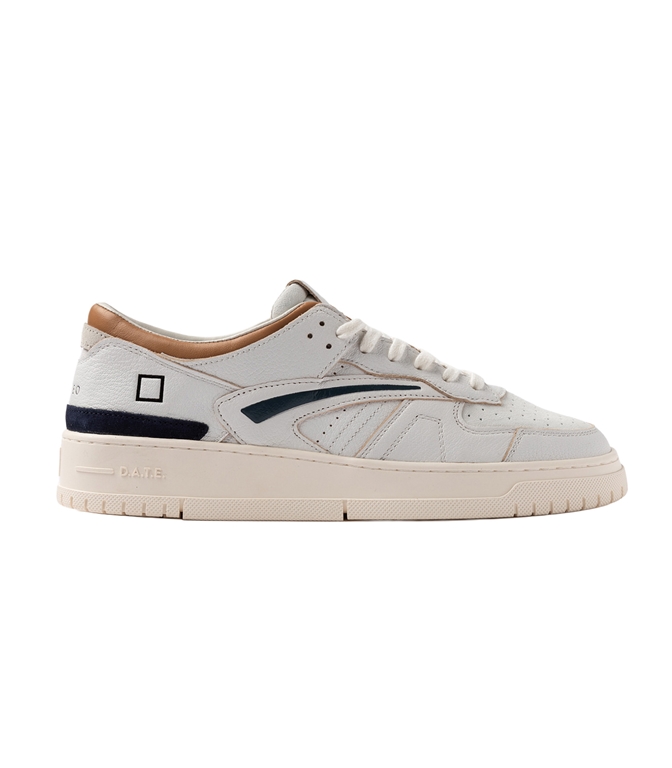 D.A.T.E. - Scarpe - Sneakers - TORNEO COLORED WHITE-BLUE