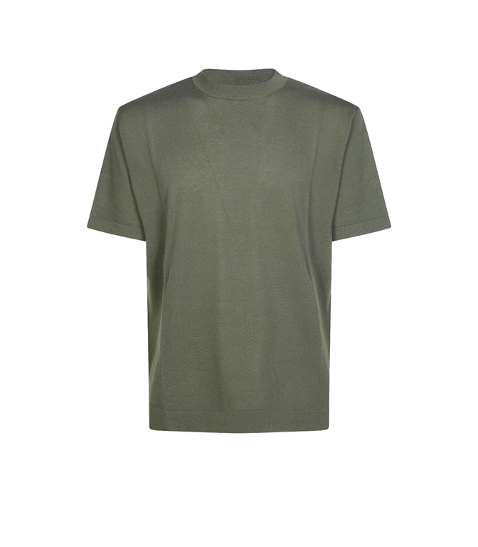 Filippo De Laurentiis - T-Shirt - FINE MILITARY KNIT T-SHIRT