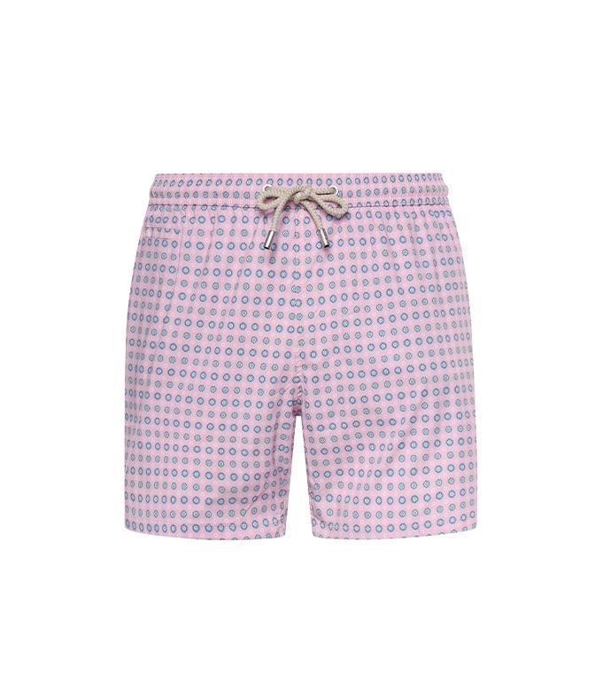 Mc2 Saint Barth - Costumi - COSTUME MARE LIGHTING MICRO ROSA CON STAMPA NATURE TIE