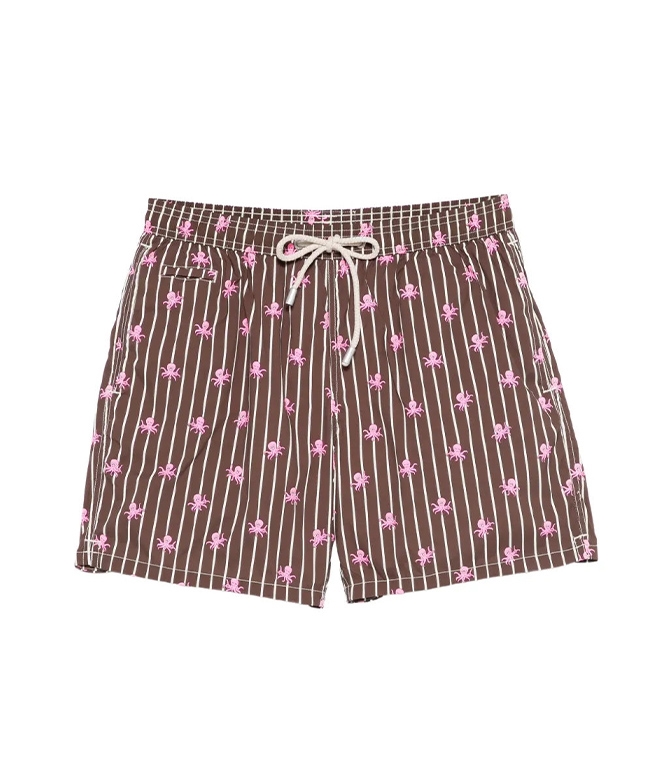 Mc2 Saint Barth - Costumi - COSTUME LIGHTING IN TESSUTO LEGGERO CON STAMPA OCTOPUS