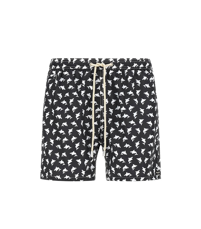 Mc2 Saint Barth - Costumi - COSTUME LIGHTING IN TESSUTO LEGGERO CON STAMPA SQUALI