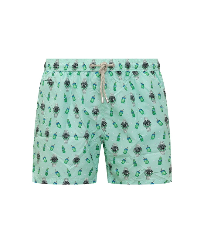 Mc2 Saint Barth - Costumi - COSTUME MARE MICRO LIGHTING CON STAMPA LEFT WATCH