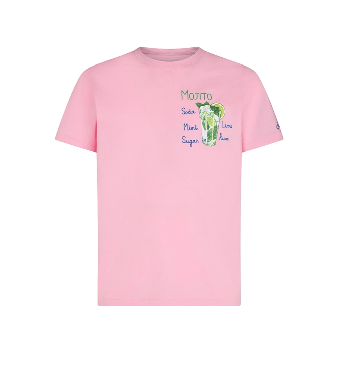 Mc2 Saint Barth - T-Shirt - T-SHIRT IN COTONE CON STAMPA MOJITO